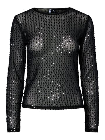 Pieces Oberteil in Asphalt