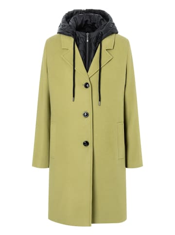 More & More klassischer Blazermantel m. Innenweste in soft moss green