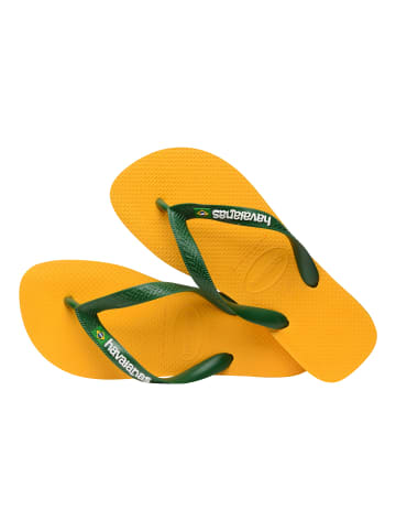 Havaianas Tong Brasil Logo Gelb
