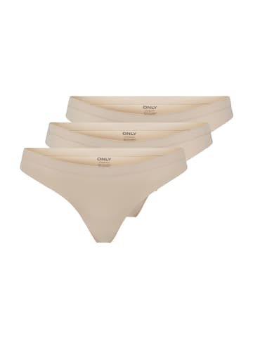 ONLY Tanga 'Tracy' in beige