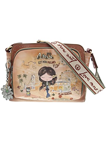 Anekke Peace & Love Tasche Braun