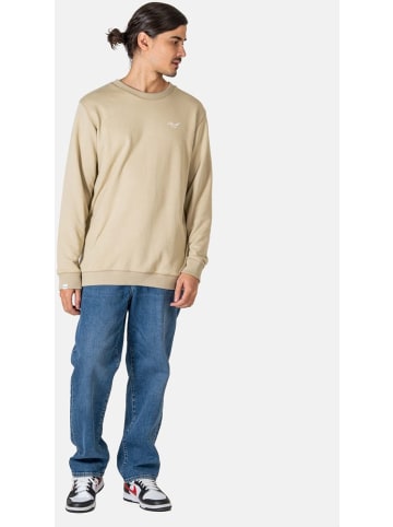 Reell Sweatjacke "Staple Terry Crewneck" in Grün