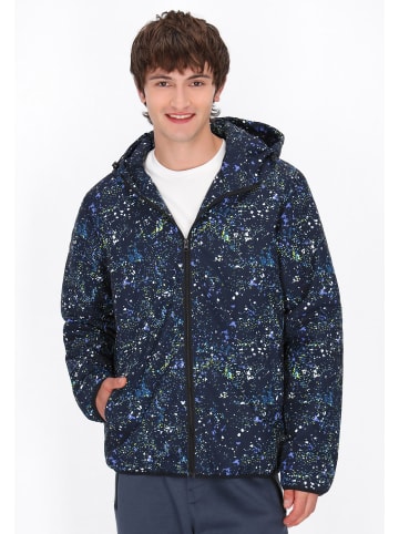 MO Men Jacket in navy multicolor