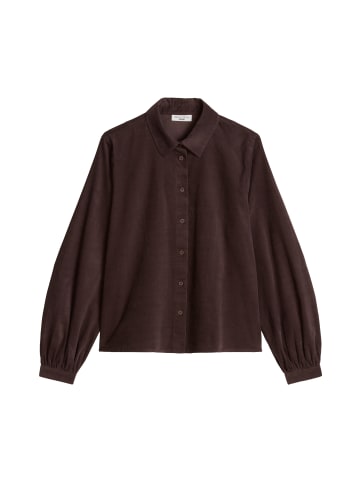Marc O'Polo DENIM Feincord-Langarm-Bluse regular in Fall Sky