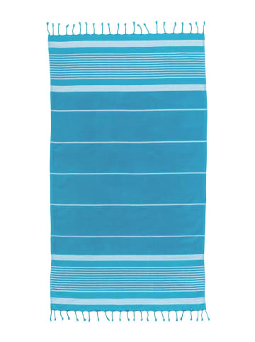 Yuhu Strandtuch Decke 90 x 170 cm in Türkis