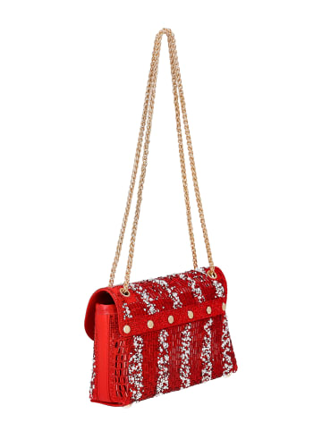 faina Women Flap Bag in Red