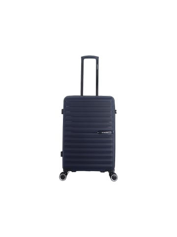 Saxoline Fiesta Trolley TSA Zahlenschloss Spinner 65 cm in navy