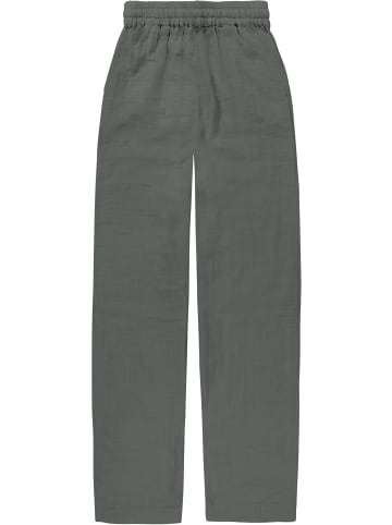 Janice Musselin Hose extra lang Chania in Anthrazit