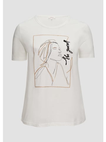 s.Oliver T-Shirt in 02D0_ecru
