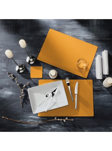 Erwin Müller Tischset 4er-Pack Lagoa in curry
