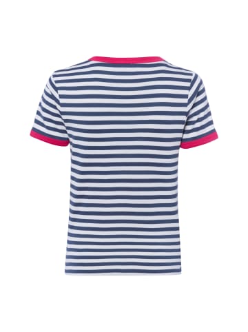 Franco Callegari T-Shirt in indigo weiß - 0002