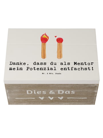 Mr. & Mrs. Panda Geschenkbox Spruch Mentor Potenzial mit Spruch in Weiß