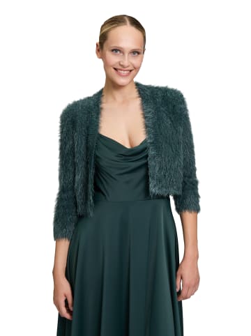 Vera Mont Strickbolero mit Struktur in Dusty Slate