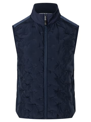 Timezone Weste wind- und wasserfest hoher Kragen wattiert in Dunkelblau