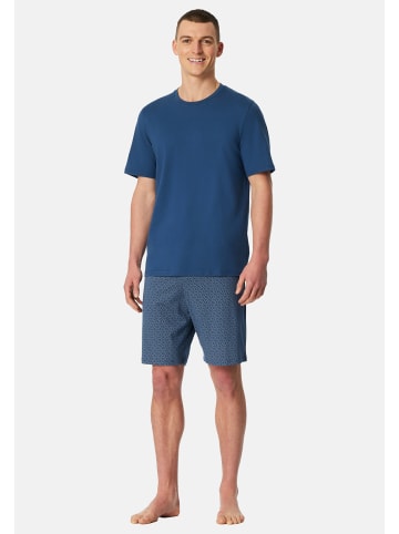 Schiesser Schlafanzug Casual Essentials in Navy
