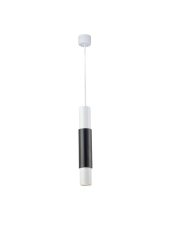 s.LUCE Hängelampe Crutch mit Deko Zylinder in Weiß