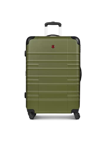 Wenger Amplar Evo 4 Rollen Trolley L 75 cm mit Dehnfalte olive