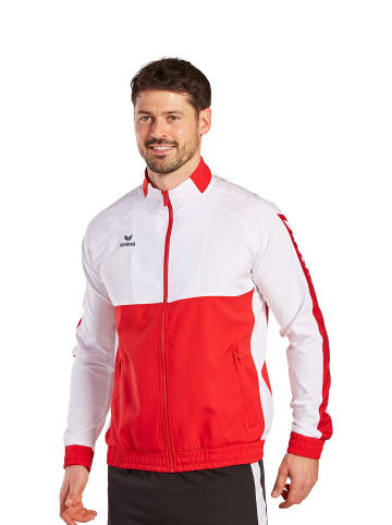 erima Herren Six Wings Präsentationsjacke in rot/weiss