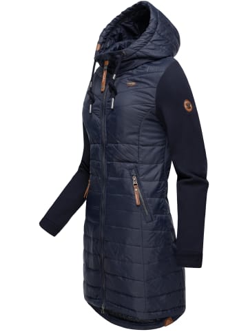 ragwear Steppmantel Lucinda Long in Navy