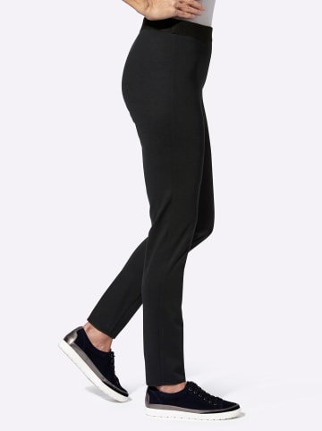 Stehmann Wende-Hose in schwarz-grau-bedruckt