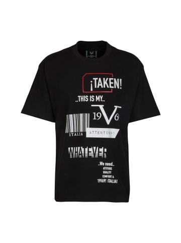 19V69 Italia by Versace T-Shirt Francis in schwarz