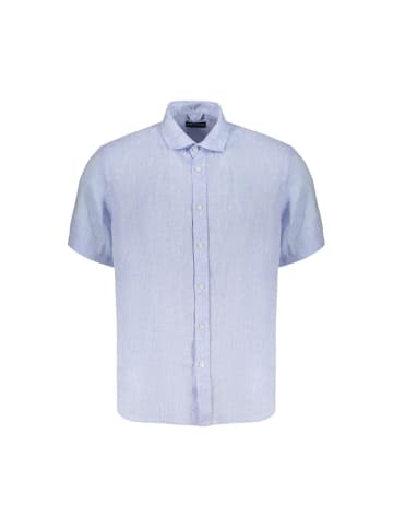 North Sails Blau Herren Hemd aus Leinen