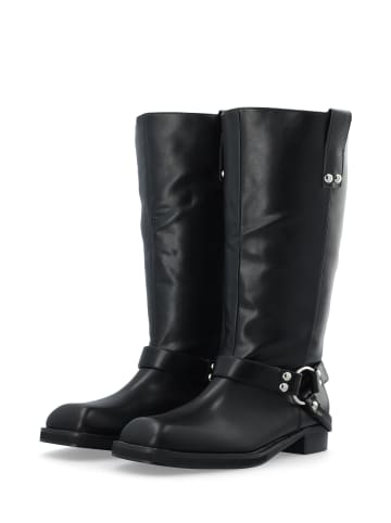 Bianco Biker Boots in Black