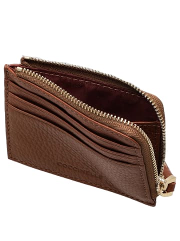 COCCINELLE Tassel - Kreditkartenetui 6cc 10 cm (ribes) in cognac