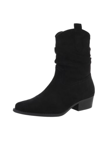 Ital-Design Stiefelette in Schwarz
