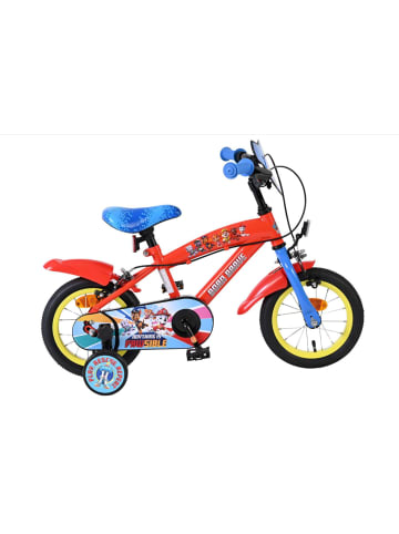 Volare Kinderfahrrad Paw Patrol 12 Zoll, ohne Rücktrittbremse in rot