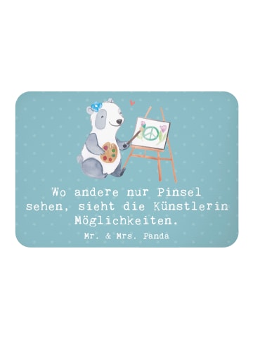 Mr. & Mrs. Panda Kühlschrankmagnet Künstlerin Visionen mit Spruch in Meeresbrise