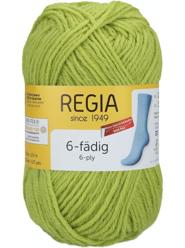 Regia Handstrickgarne 6-fädig Uni, 50g in Limette