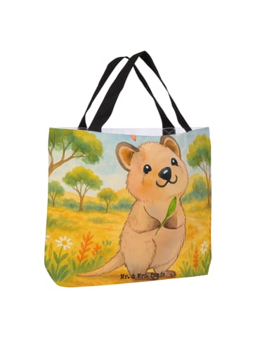 Mr. & Mrs. Panda Strandtasche Quokka Happy Design ohne Spruch in Weiß