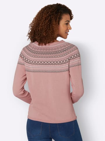WITT WEIDEN Pullover in rosé-gemustert
