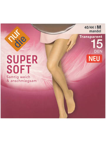 Nur Die  Feinstrumpfhose Supersoft 15 DEN in mandel