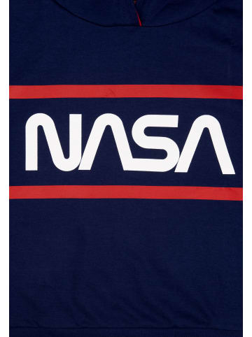 Nasa NASA Kapuzenpullover Hoodie langärmlig in blau