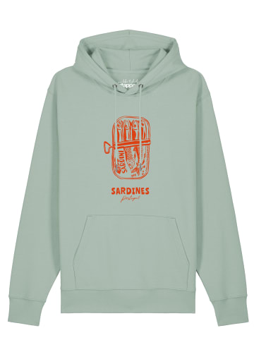 wat? Apparel Sweatshirt Sardines Portugal in Aloe