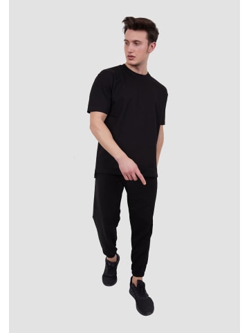 Tom Barron Set aus Oversize-Shirt und Jogginghose in black