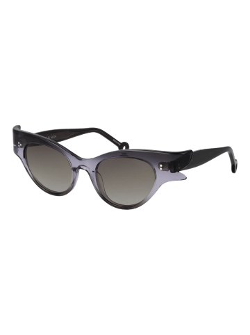 Hally & Son Frauen Sonnenbrille Schmetterling Grau
