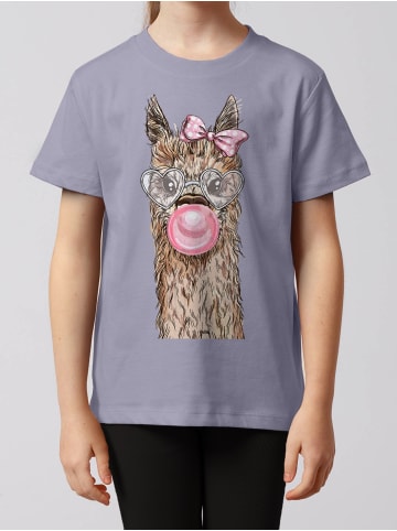 wat? Apparel T-Shirt Alpaka in Lavender