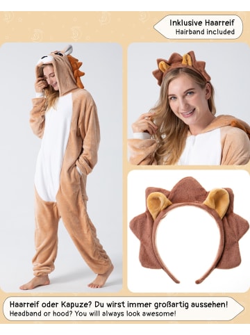 Corimori Onesie Kostüm "Löwe" in Braun