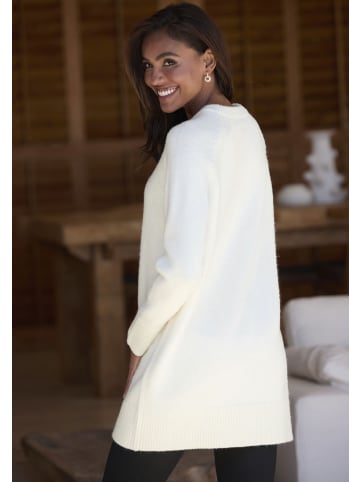 LASCANA Longpullover in creme