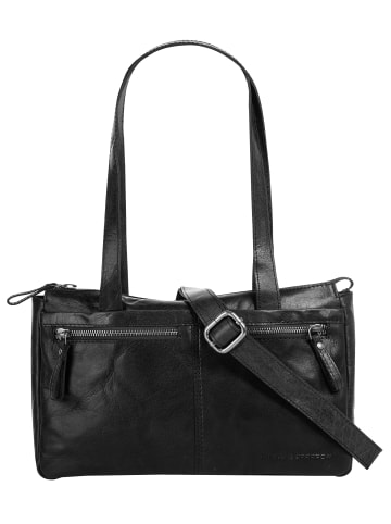 SPIKES & SPARROW Handtasche in schwarz