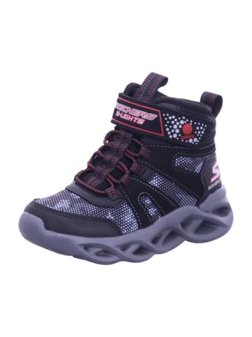Skechers Jungen Stiefel S LIGHTS-TWISTED-BRIGHTS-ZERRIX in schwarz