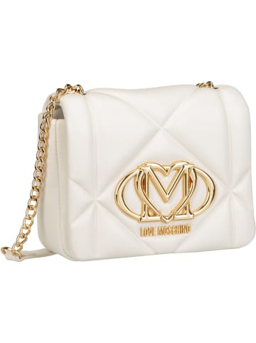 Love Moschino Umhängetasche Embossed Q in Ivory
