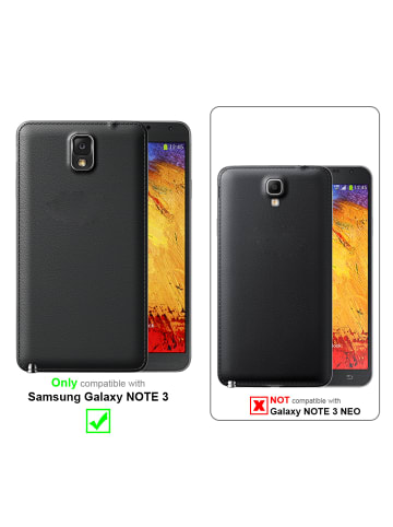 cadorabo Handykette für Samsung Galaxy NOTE 3 Hülle in ROT WEIß