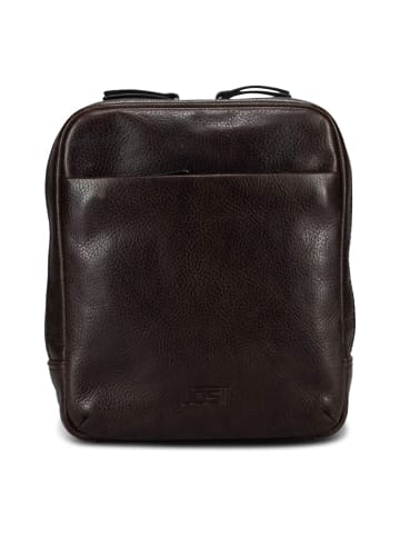 Jost London Mini Bag Umhängetasche XS Leder 18 cm brown