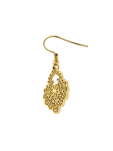 IZIA Women Jewelry Set With Necklace And Pair Of Earrings in Gold