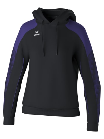 erima Damen Kapuzensweat in schwarz/ultra violet