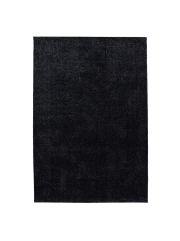 KADIMA DESIGN Teppich Kurzflor Waschbar Einfarbig MAIN Strapazierfähig OEKO-TEX in Anthrazit